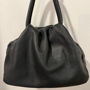 HOBO Darling Leather Satchel, Black